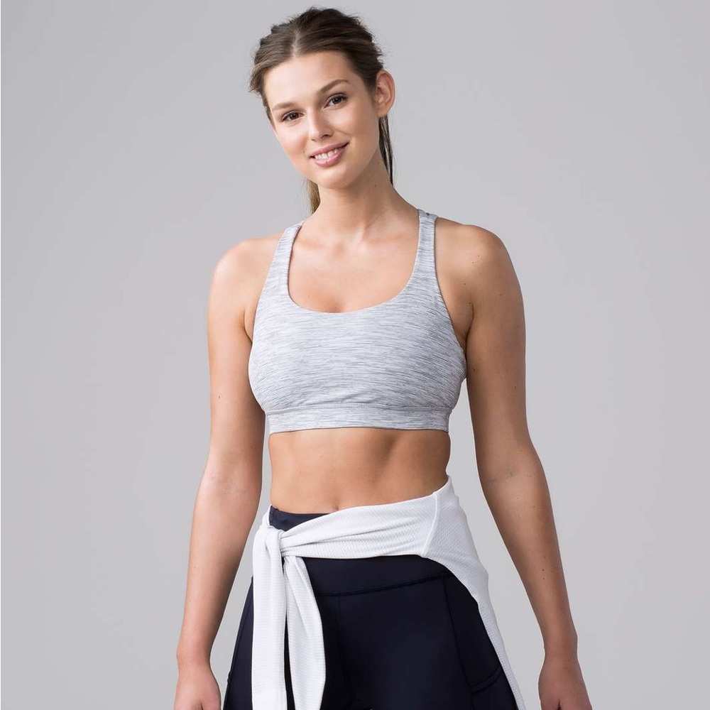 Lululemon Energy Bra in “Wee Are From Space Ice Grey Alpine White”
